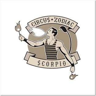 Zodiac Circus Scorpio Posters and Art